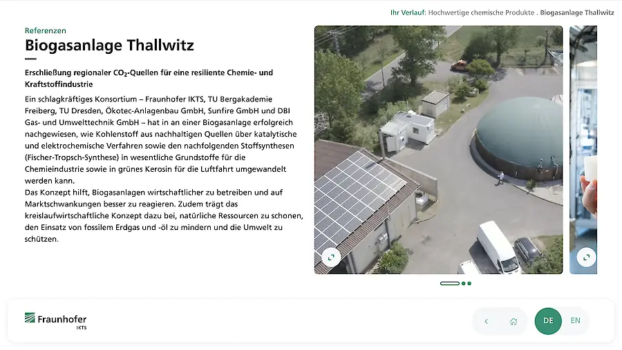 Slider mit Bildern und Videos