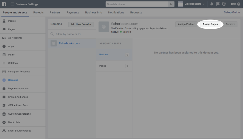 &copy; Facebook for Developers | Domainbest&auml;tigung