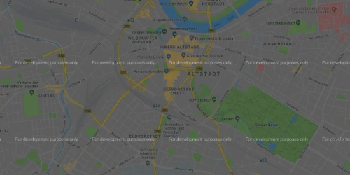 Google Maps "for development purposes only"
