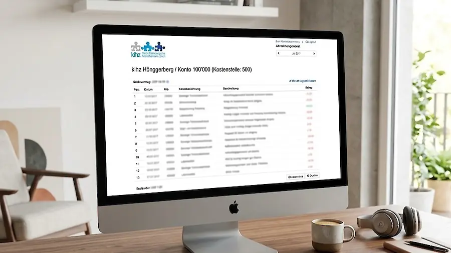 Zentrales Controlling: Die neue Web-Plattform zur konsolidierten Monatsbilanzierung.